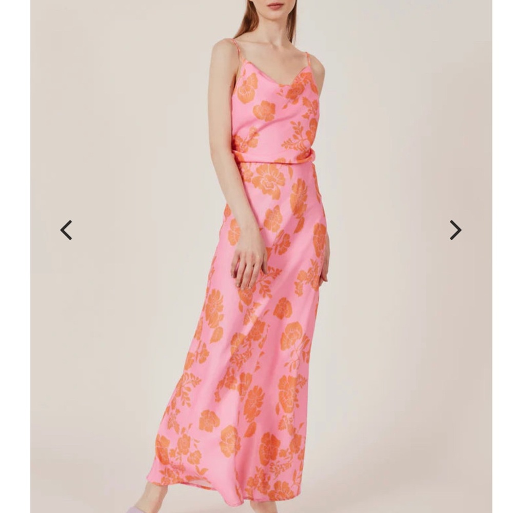 Delicious Amalthea Dress Pink & Orange